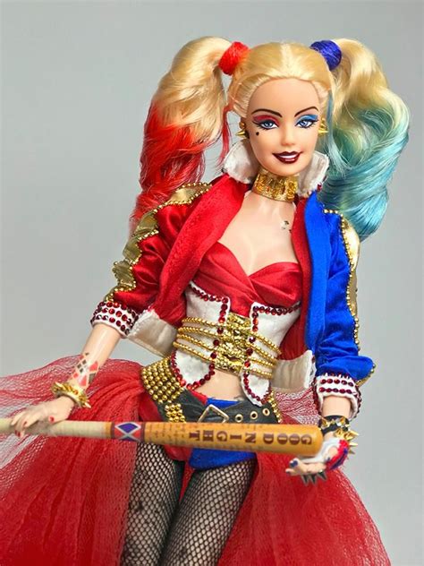 who plays "Barbie", and Ryan Gosling, "Kenny", wearing a tribute to the Barbie doll "Hot Skatin" launched in 1994. . Harley quinn barbie doll